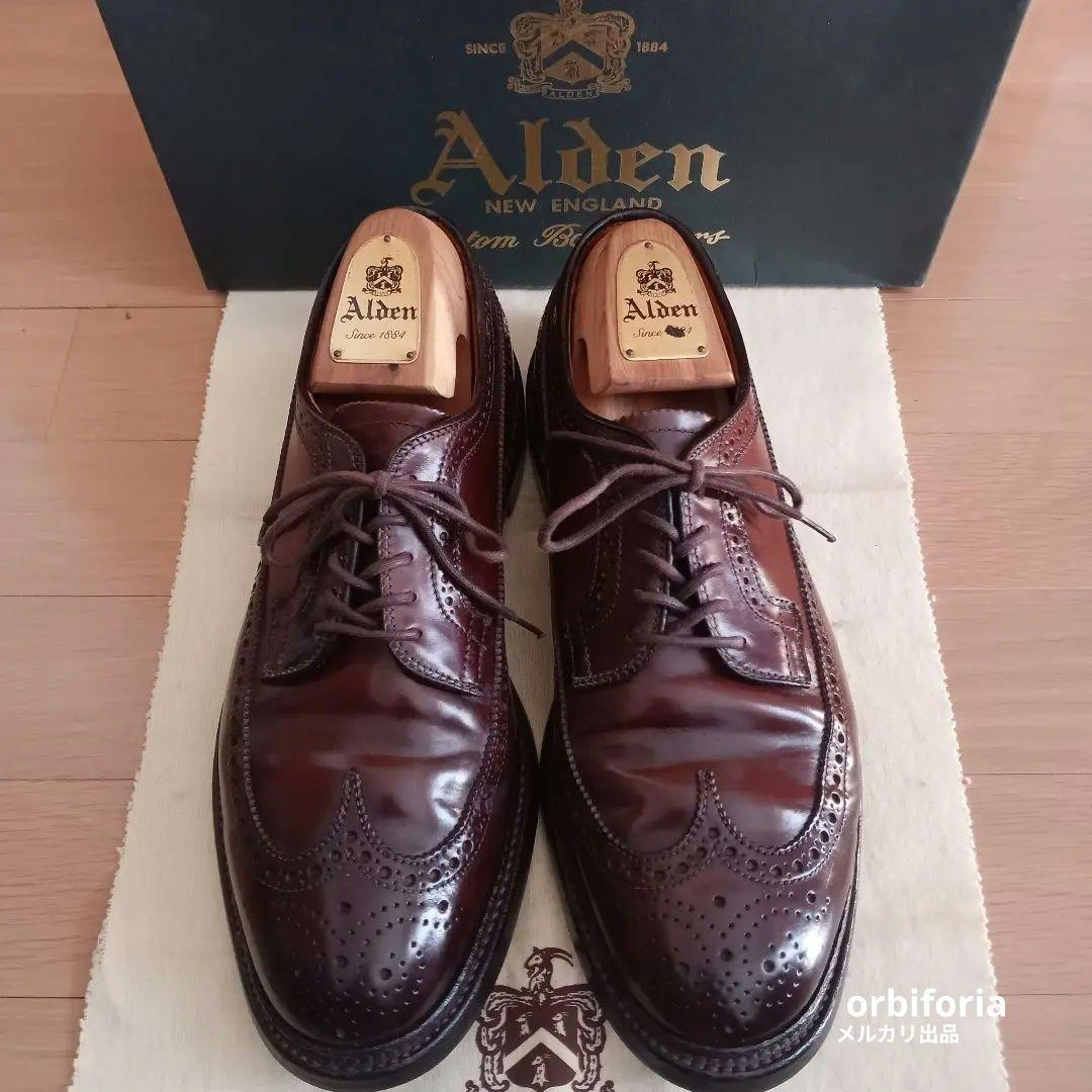 新着【極美品】ALDEN975オールデンコードバン