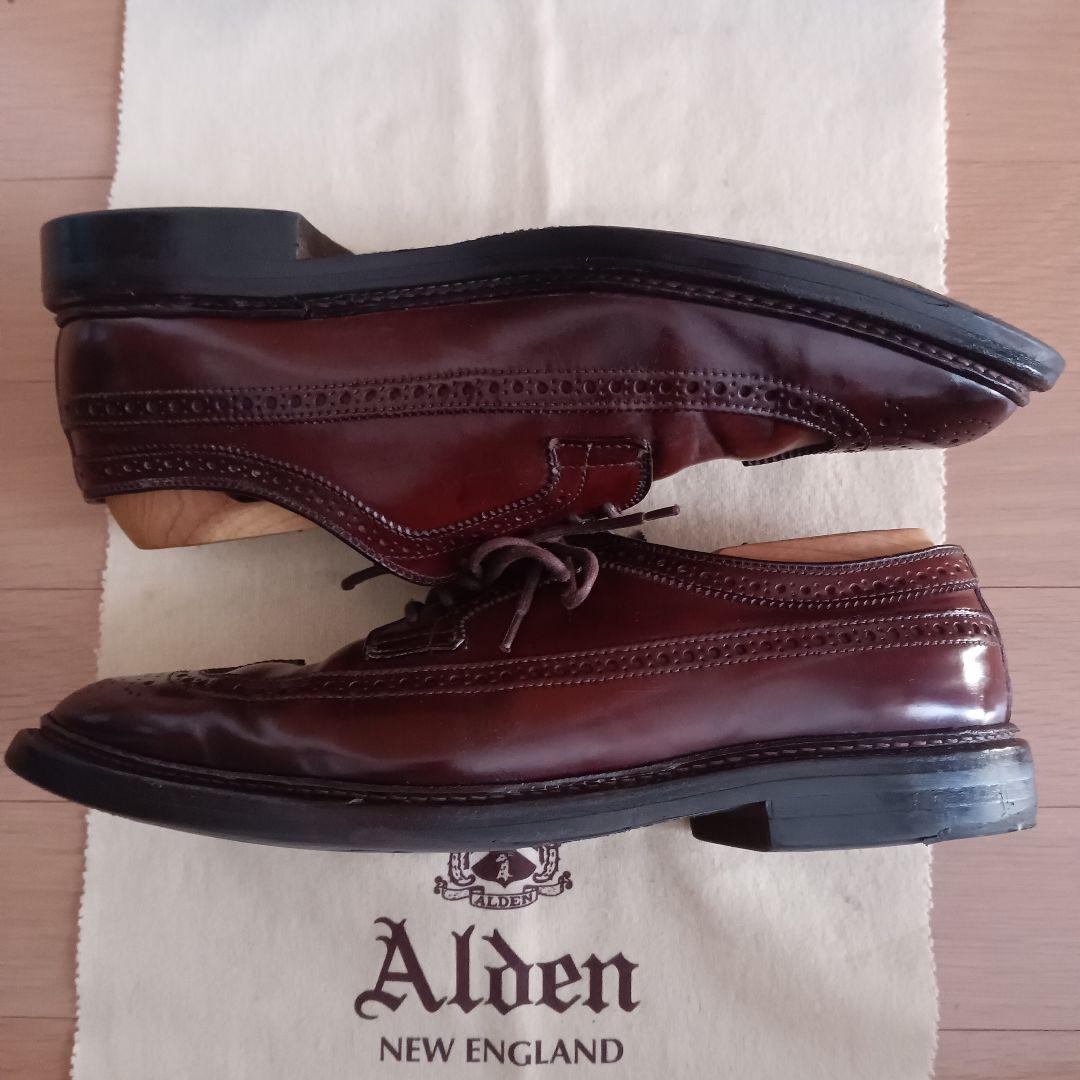 新着【極美品】ALDEN975オールデンコードバン