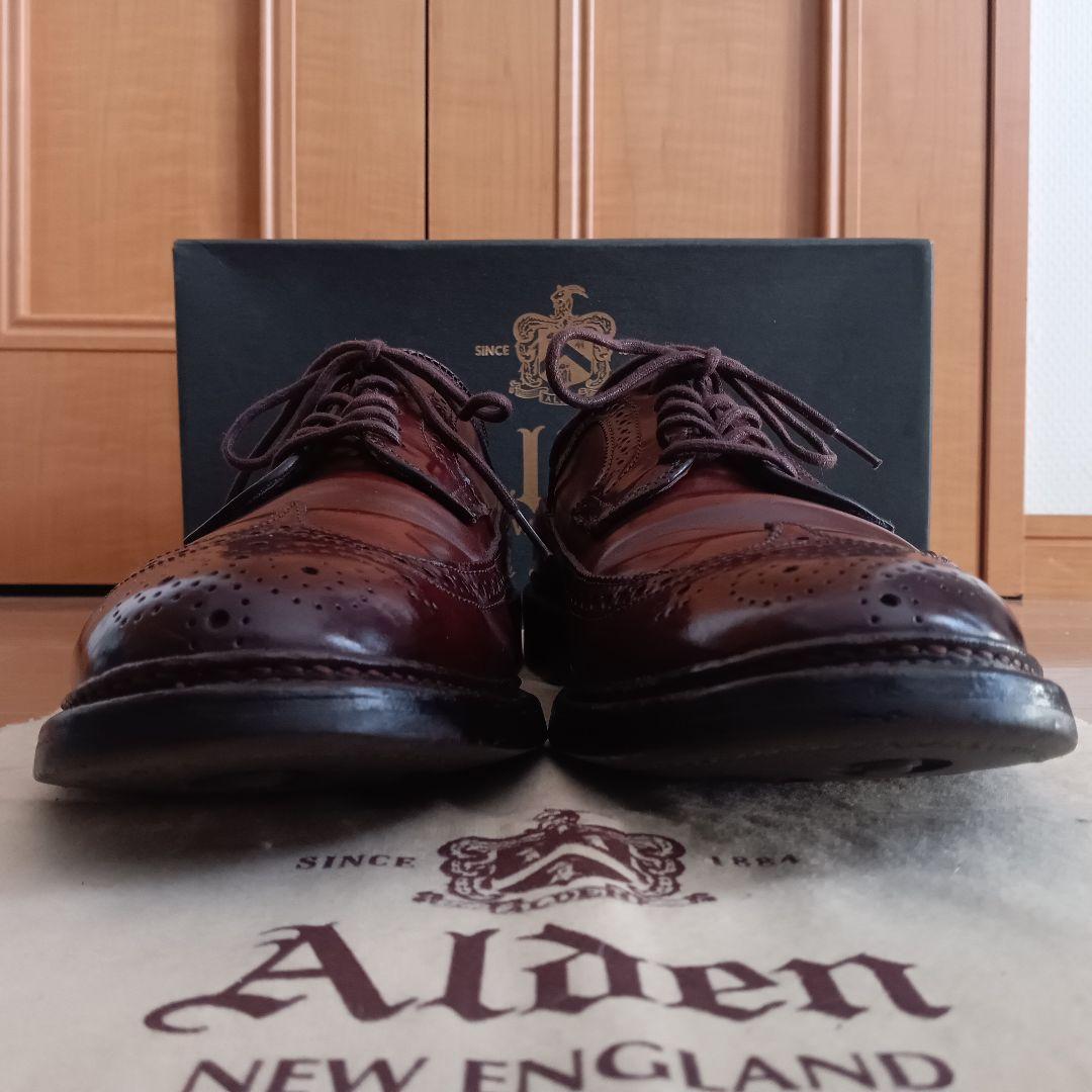 新着【極美品】ALDEN975オールデンコードバン