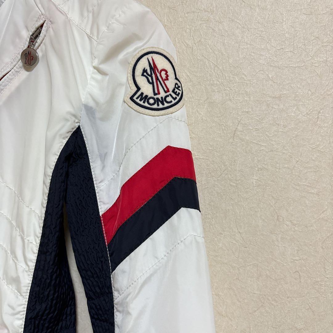 MONCLER モンクレール ブルゾンライダースジャケット サイズ1 Ｍ相当