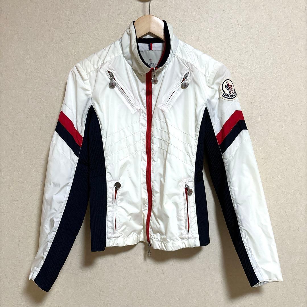 MONCLER モンクレール ブルゾンライダースジャケット サイズ1 Ｍ相当