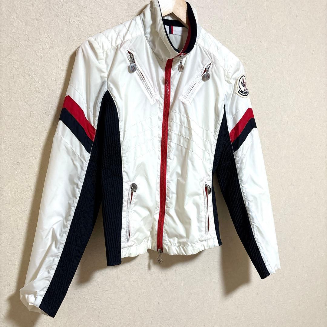 MONCLER モンクレール ブルゾンライダースジャケット サイズ1 Ｍ相当