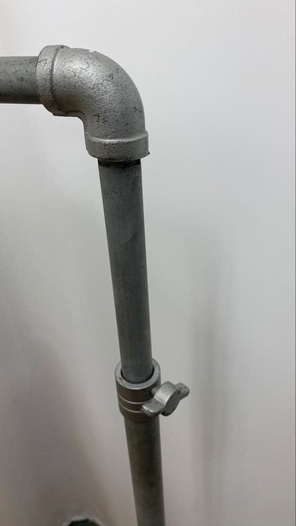 インダストリアル シャビー 鉄製 配管 パイプラック 無骨　キャスター付き