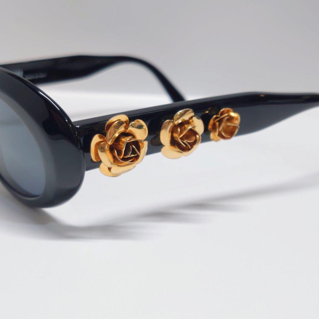 ✨美品✨GIANNI VERSACE 花 ゴールド ブラック MOD.527/G