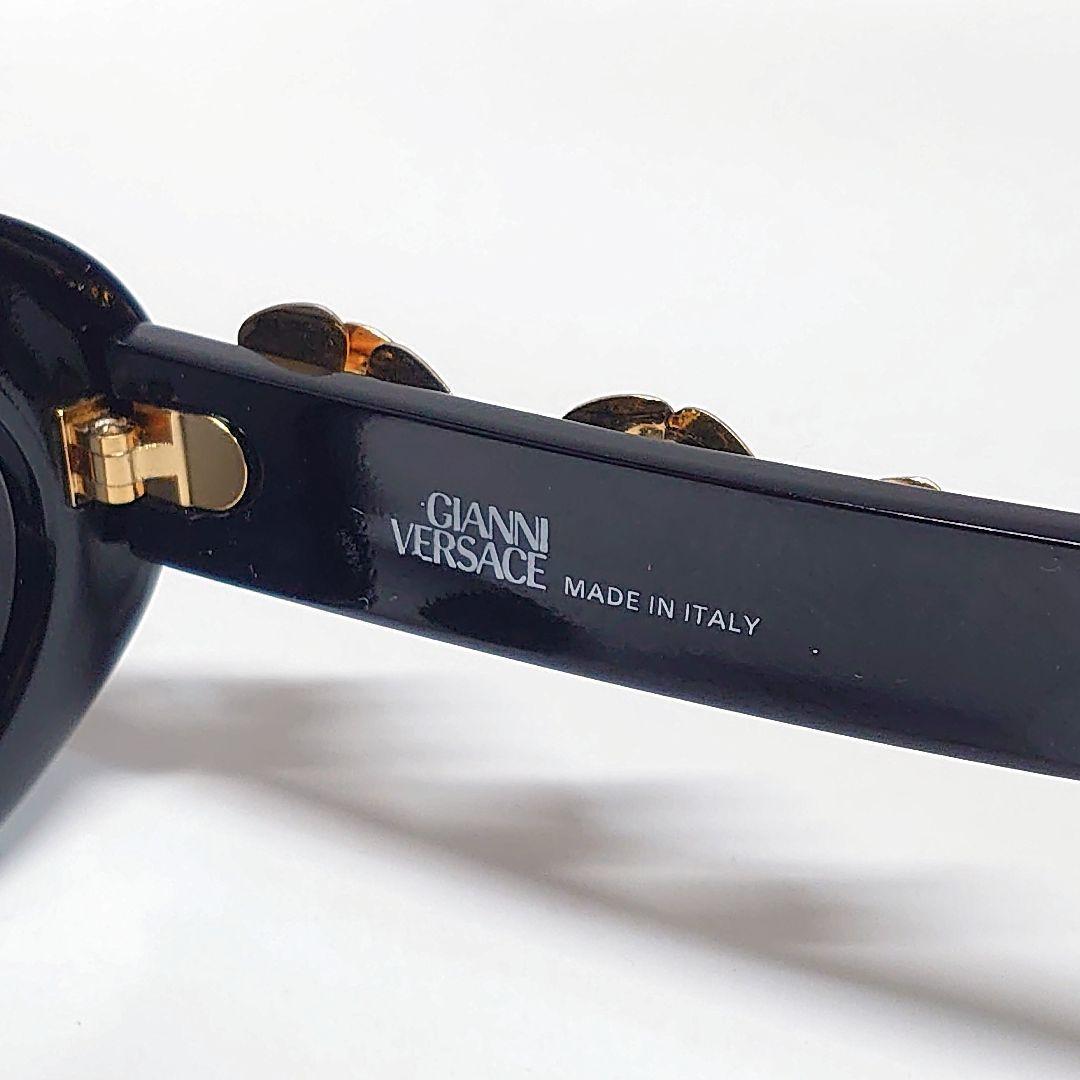 ✨美品✨GIANNI VERSACE 花 ゴールド ブラック MOD.527/G