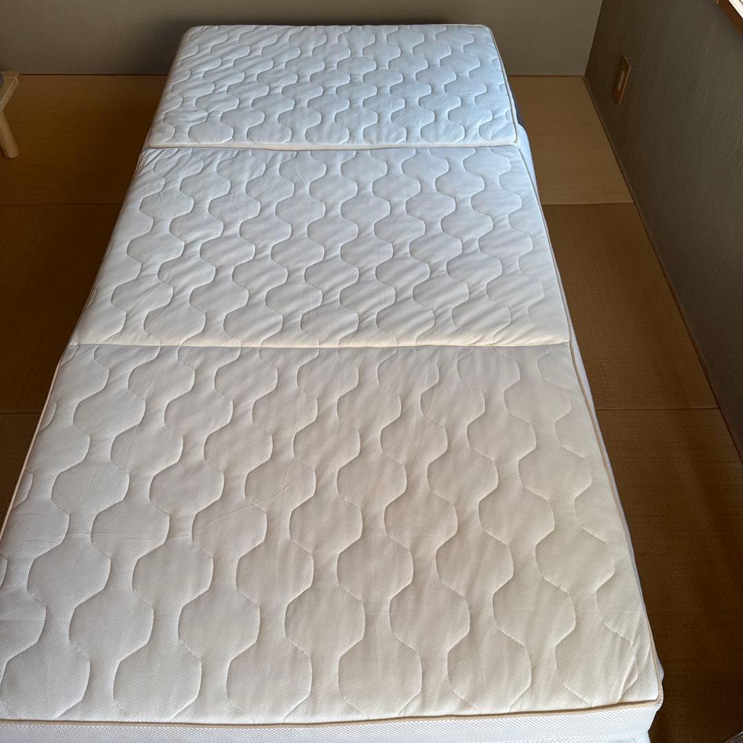 マットレス シングル 高反発 厚さ 9cm エアリー　アイリスオーヤマ　三つ折り