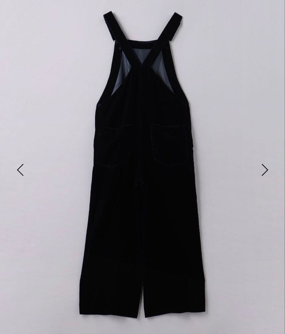 【美品】UNITED ARROWS ベルベット サロペット パンツ　38