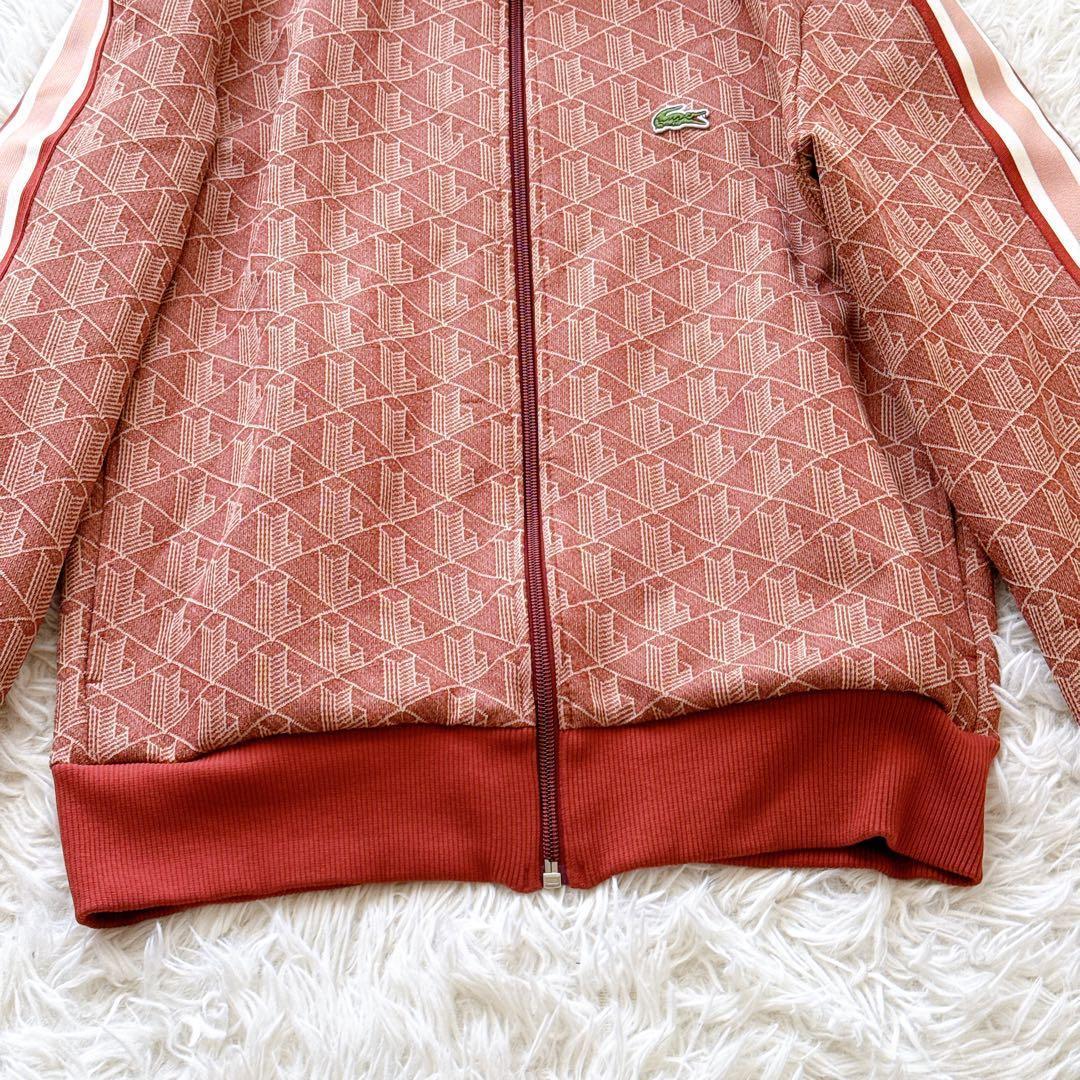 LACOSTE モノグラムジャカード トラックジャケット ジャージ Sサイズ