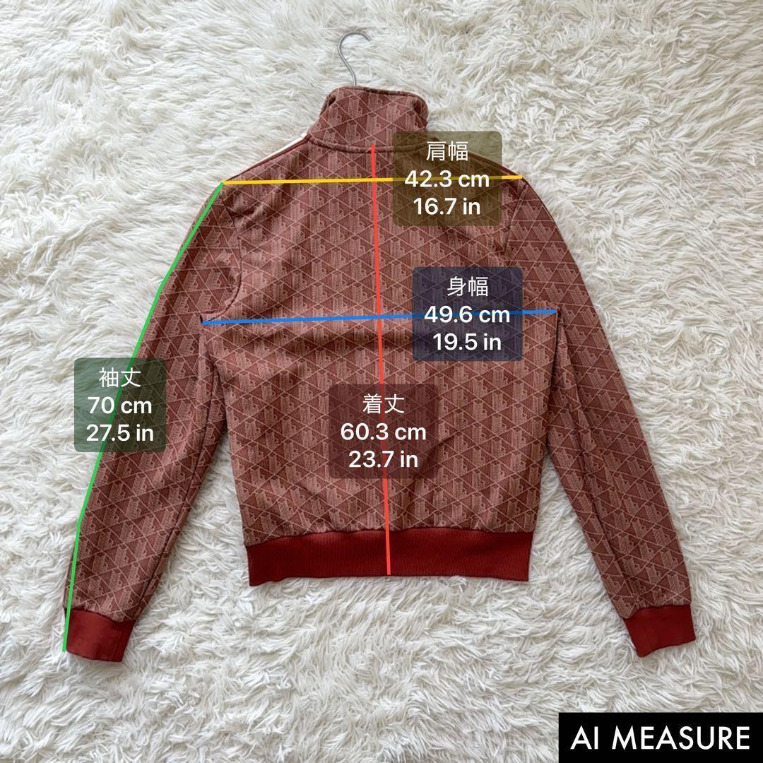 LACOSTE モノグラムジャカード トラックジャケット ジャージ Sサイズ