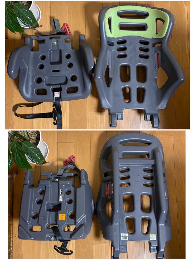 【美品】コンビ　ジョイトリップ　エアスルー　GF ブラック　ジュニアシート