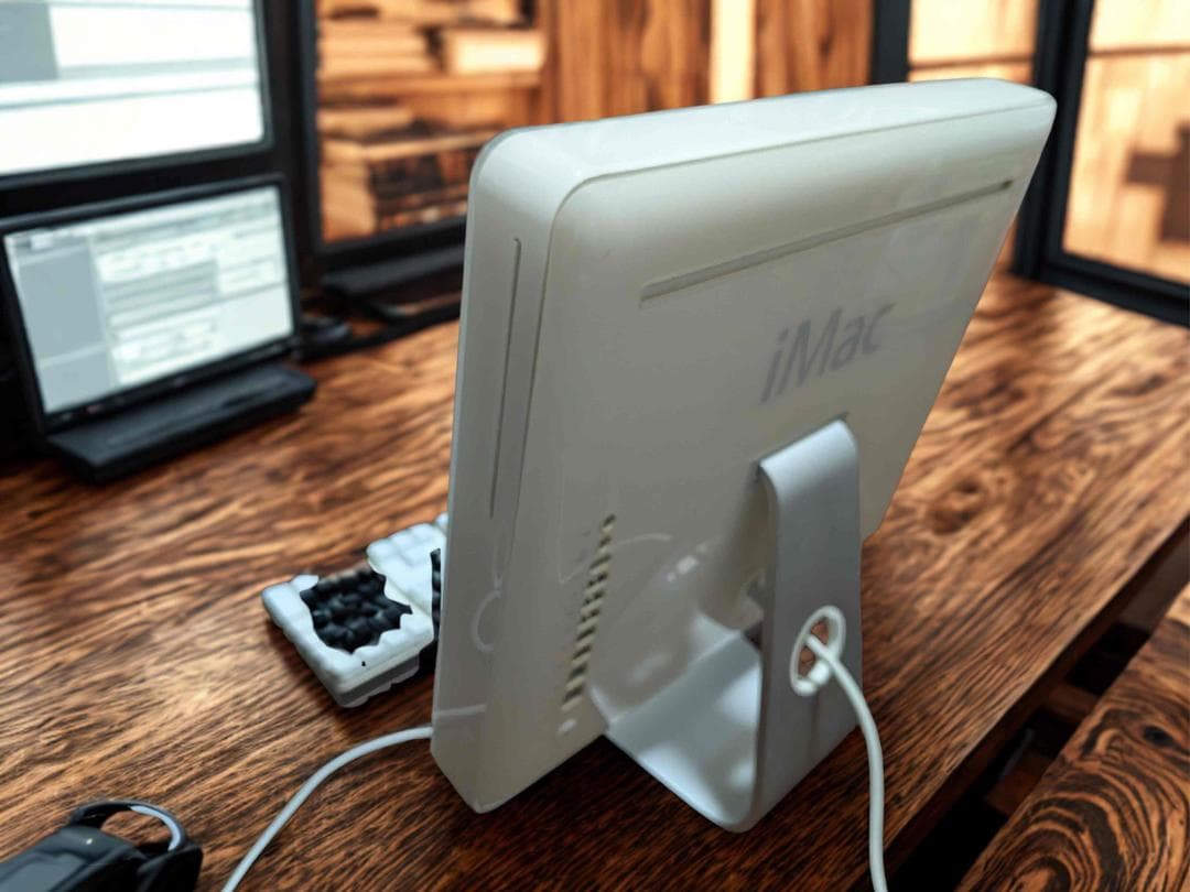 完動品 iMacG5 17インチ HDD160GB OSディスク/純正KB付