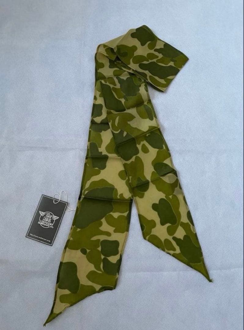 リアルマッコイズ パラシュートスカーフ　迷彩