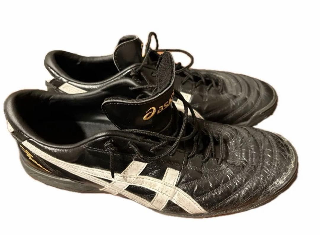 アシックス C3 FF TF フットサルシューズ 黒白28.0cm サッカー