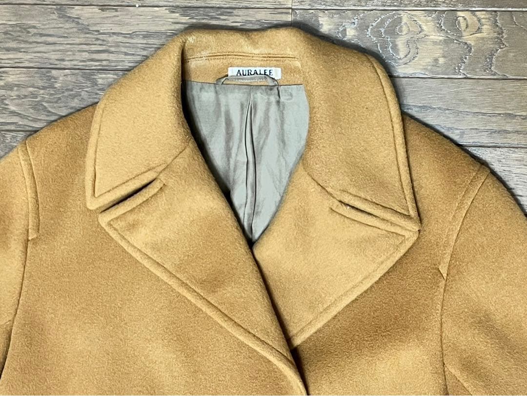 1/25まで限定価格！オーラリー　auralee ロングコートブラウン　サイズ0