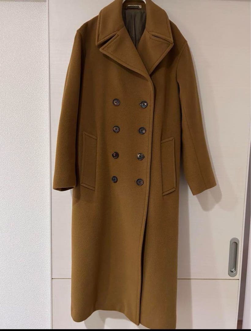 1/25まで限定価格！オーラリー　auralee ロングコートブラウン　サイズ0