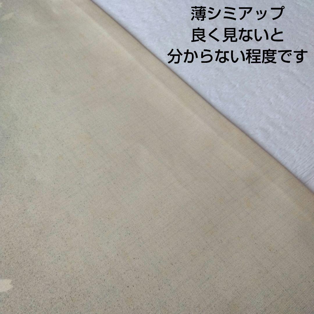 ◆未使用美品◆袋帯 花吹雪 グレーベージュ 紬正絹 小紋 付下げ お花見 観劇