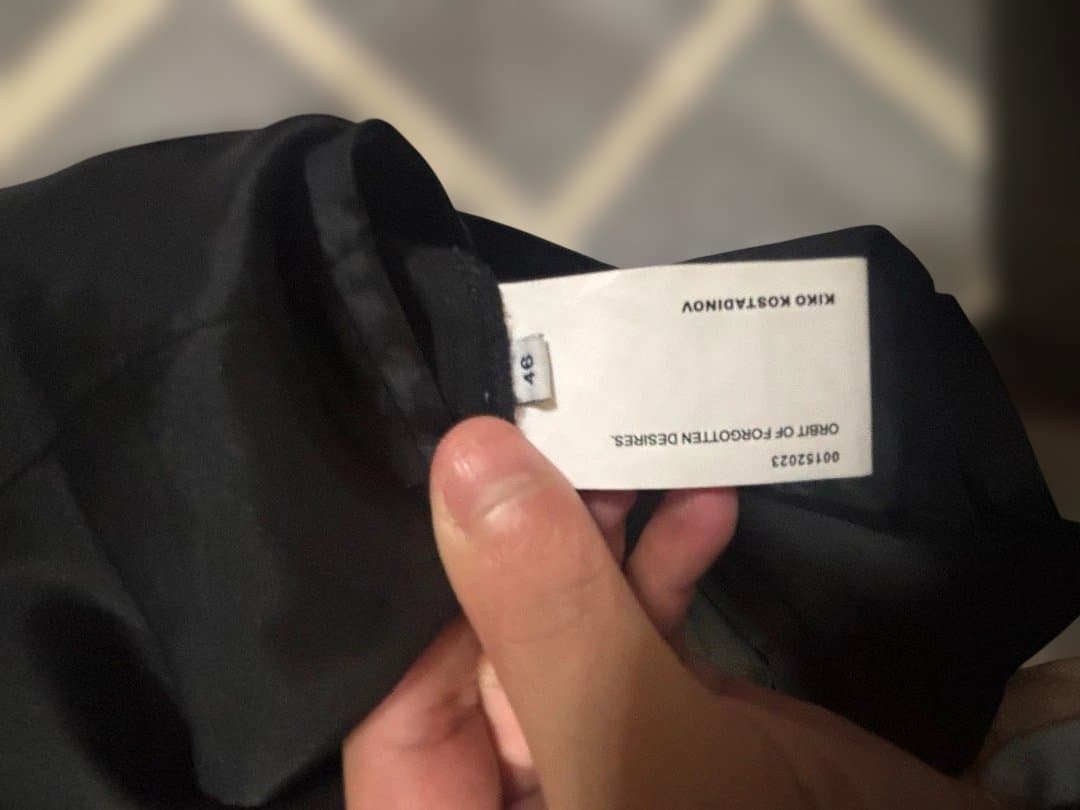 KIKO KOSTADINOV ブラックワイドパンツ