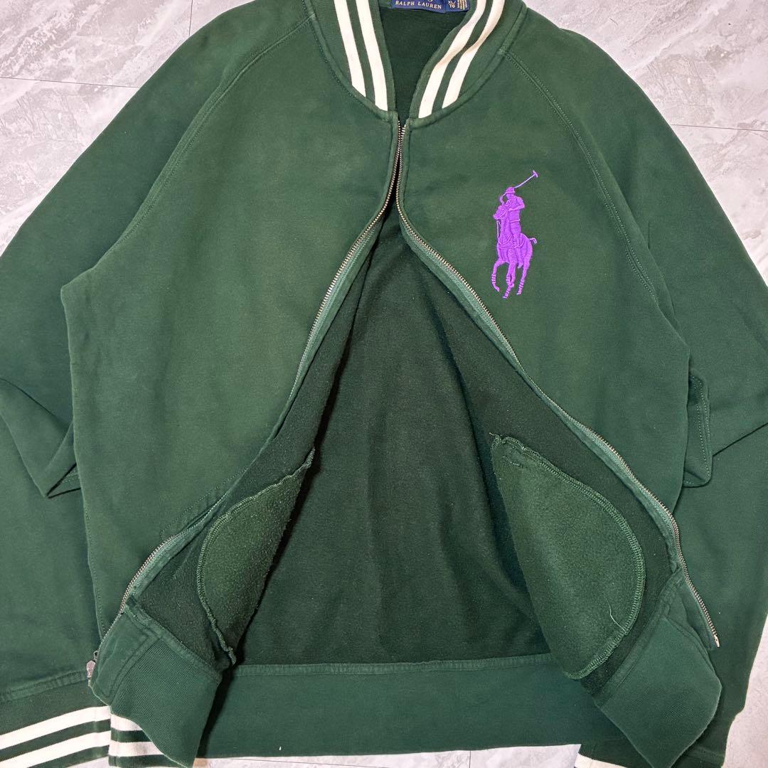 ポロラルフローレン ビッグポニー スタジャン アメカジ ストリート 深緑