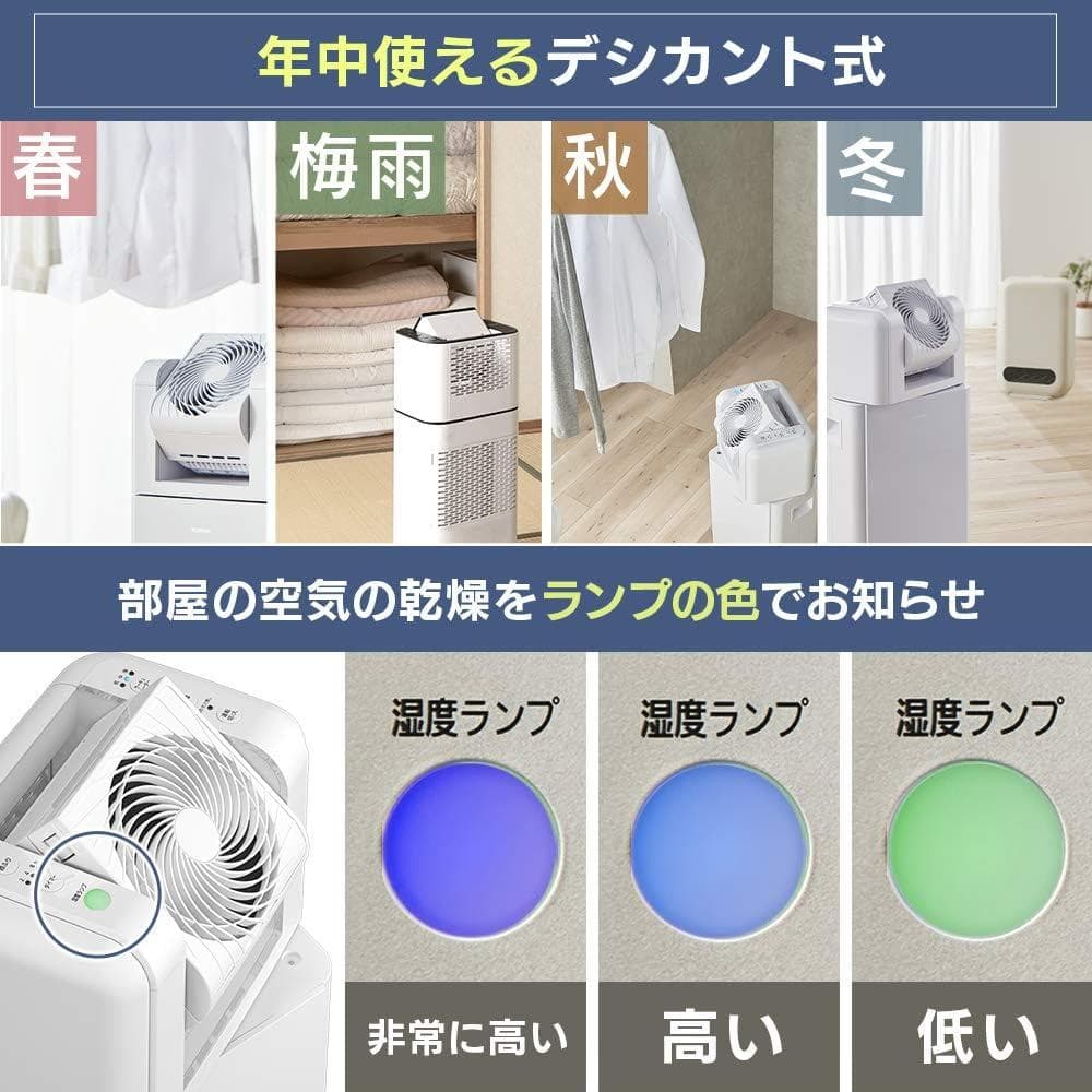 アイリスオーヤマ(IRIS OHYAMA) 除湿機 サーキュレーター 衣類乾燥