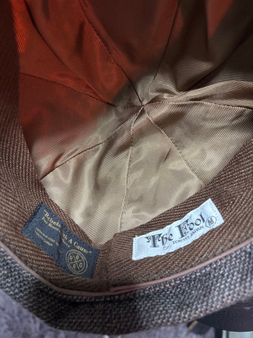 ルードギャラリー BR × THE FOOL キャスケット M 茶