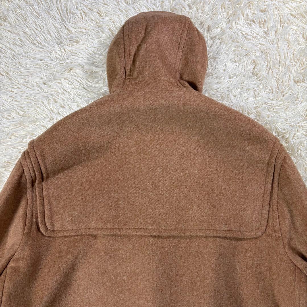 英国製 カシミヤ混 グローバーオール ダッフルコート L~XL相当 チェック柄