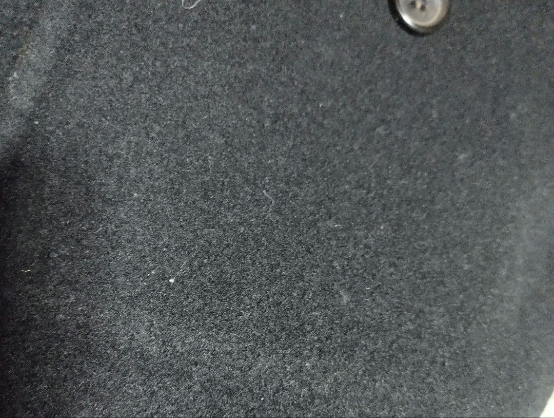  ×コムデギャルソン　ウールＰコート　黒　EUR50