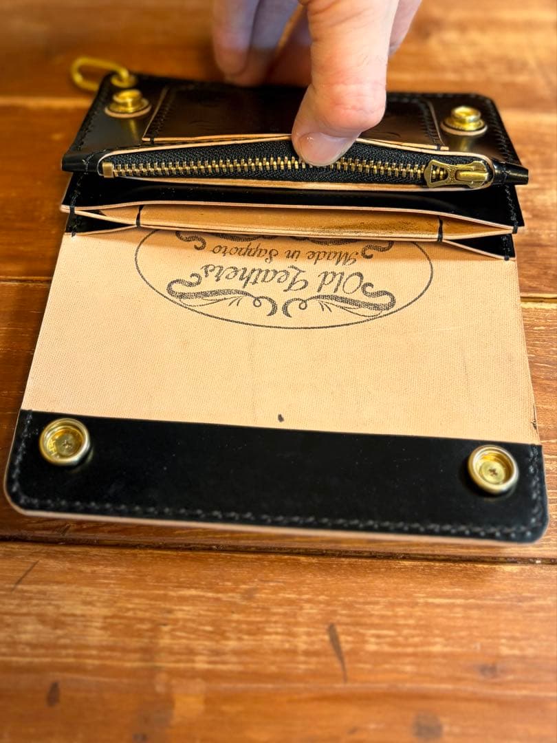 【年末セール】トラッカーウォレット TW-03 コードバン ミドルサイズ