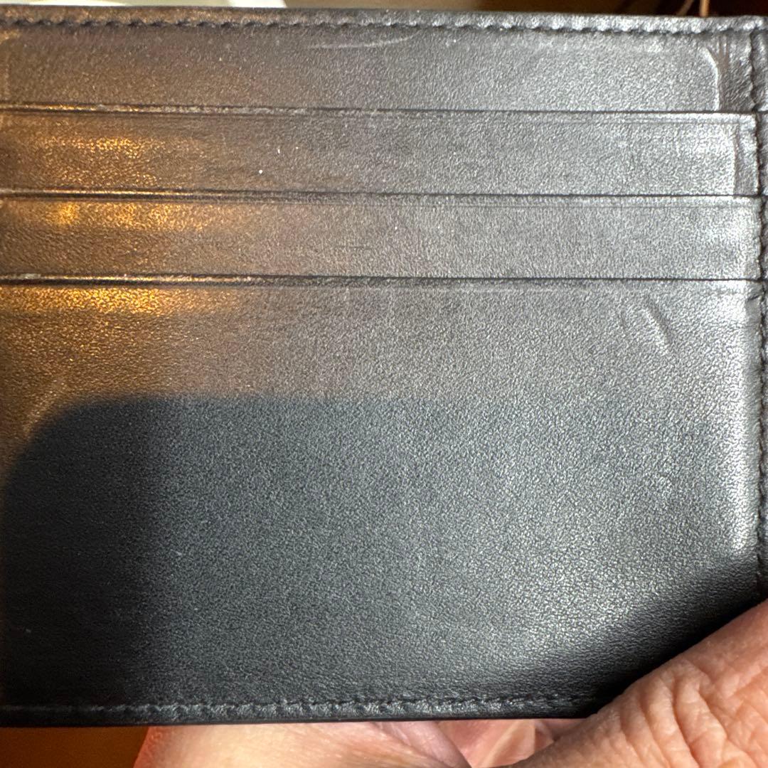 SAINT LAURENT ブラック マネークリップとカードケース