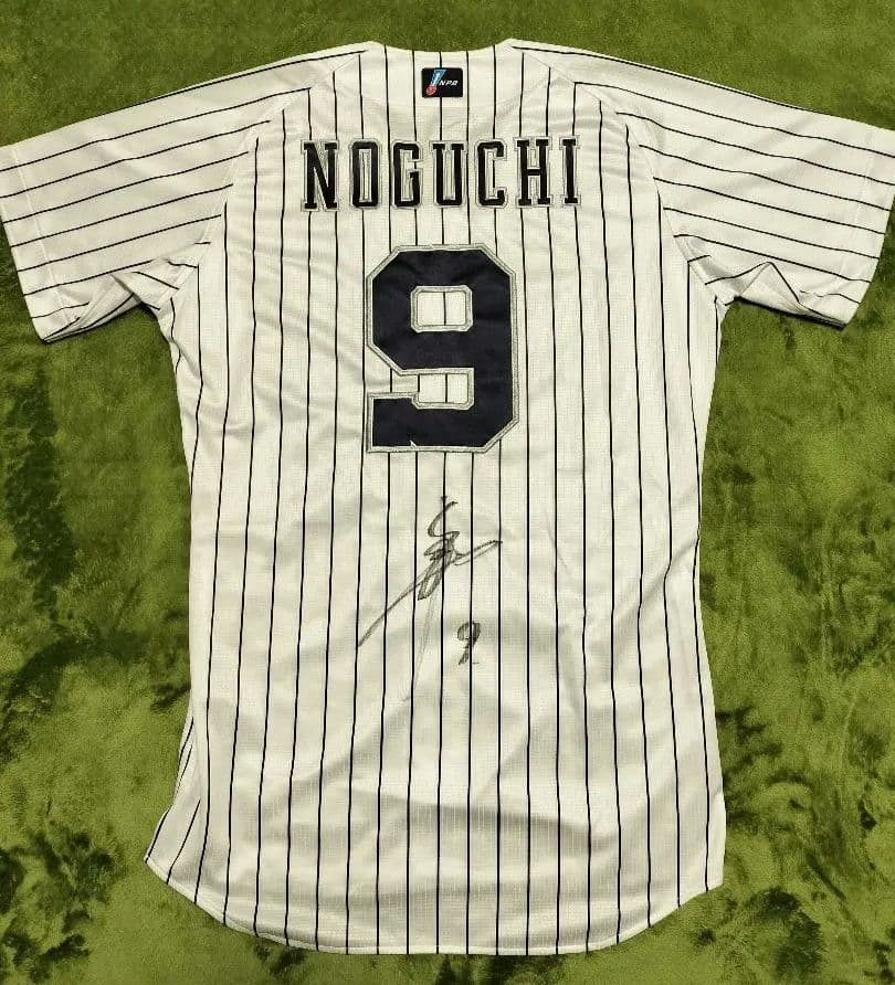 オリックス・バファローズ 野口智哉 オーセンティックユニフォーム 直筆サイン