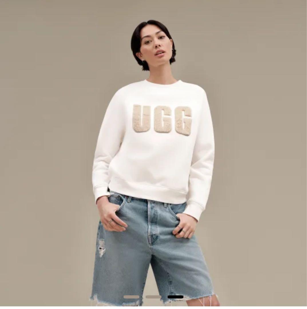 プ*♡様 UGG Madeline Fuzzy Logo Crewneck