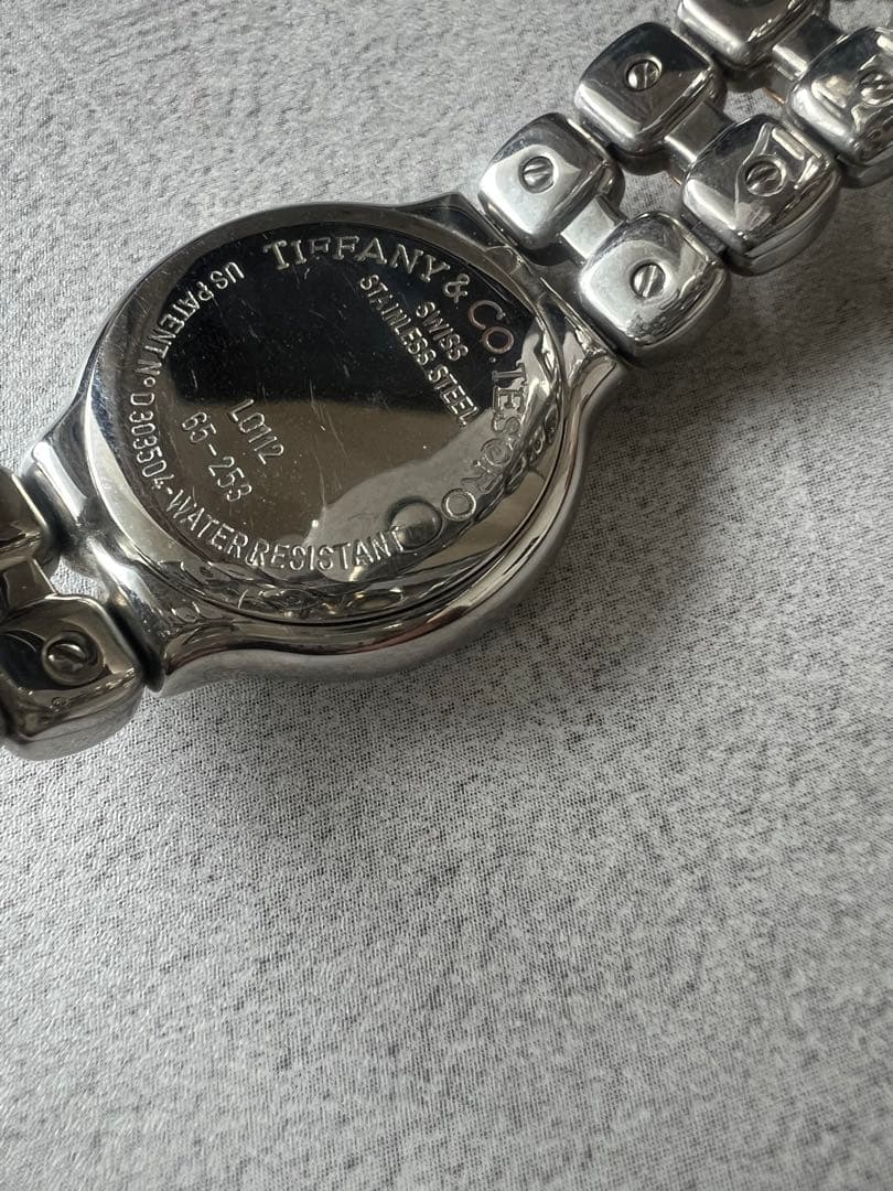 訳あり Tiffany & Co. シルバーゴールド腕時計