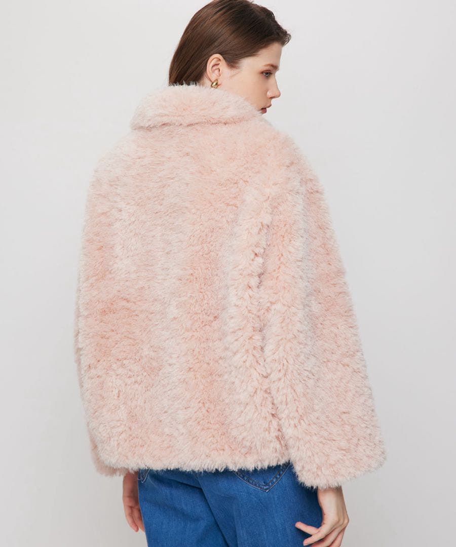 DEICY VARIATION ステンカラーエコファーコート