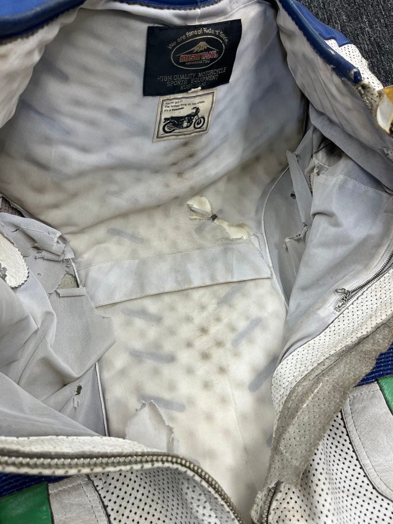 カワサキ　クシタニ　レーススーツ　レーシングスーツ MFJ公認　革ツナギ　レザー