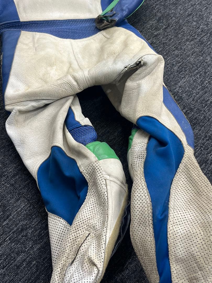 カワサキ　クシタニ　レーススーツ　レーシングスーツ MFJ公認　革ツナギ　レザー