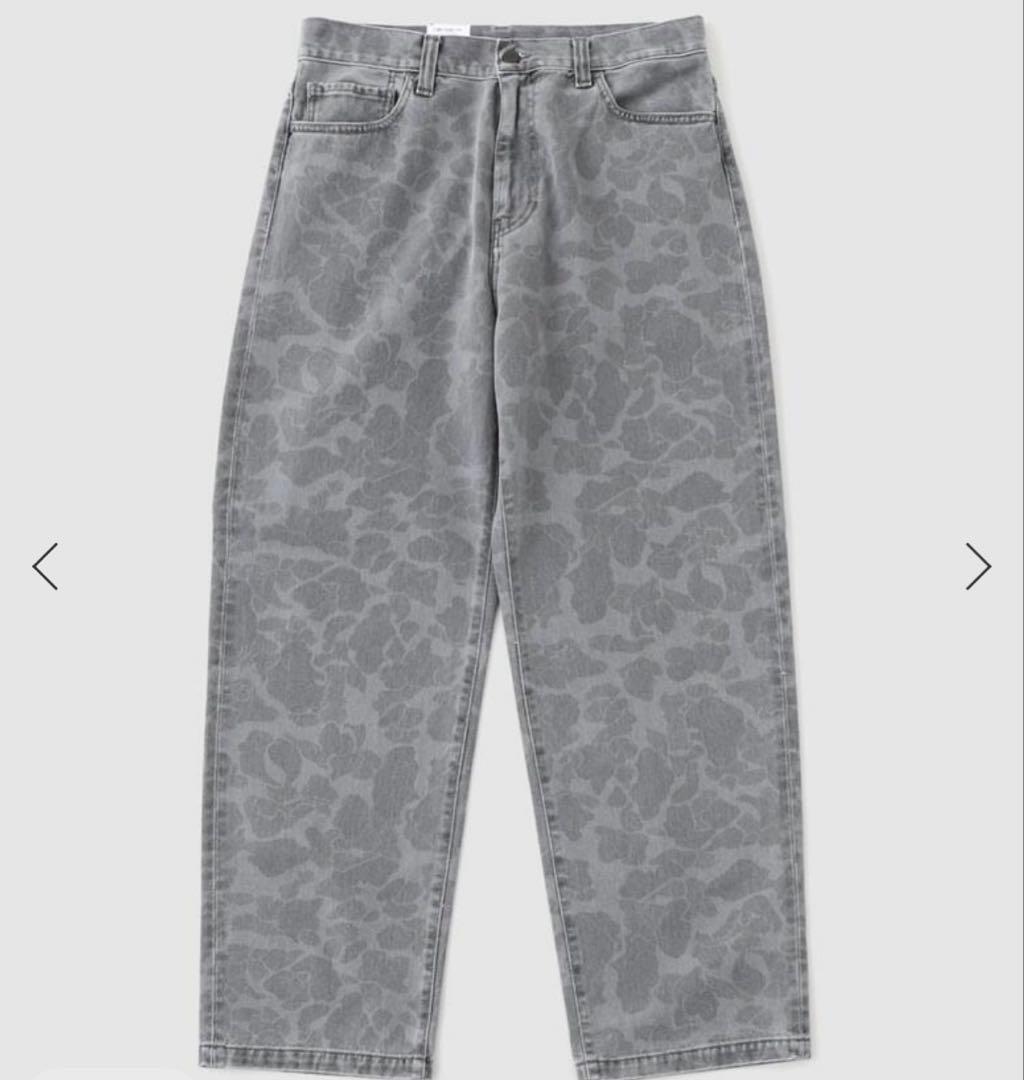Carhartt Duck Landon Pant 30 グレー カモ デニム