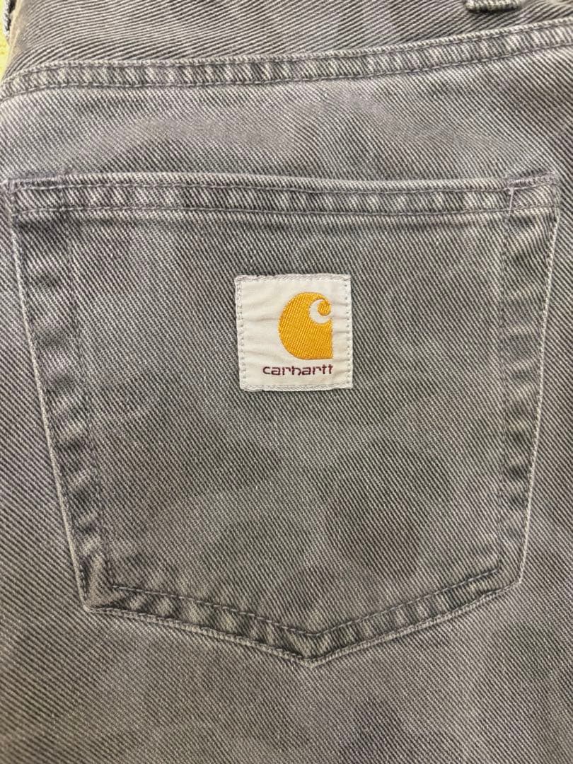 Carhartt Duck Landon Pant 30 グレー カモ デニム