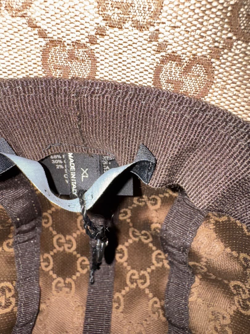 GUCCI 　ハット　モノグラム　GGキャンバス