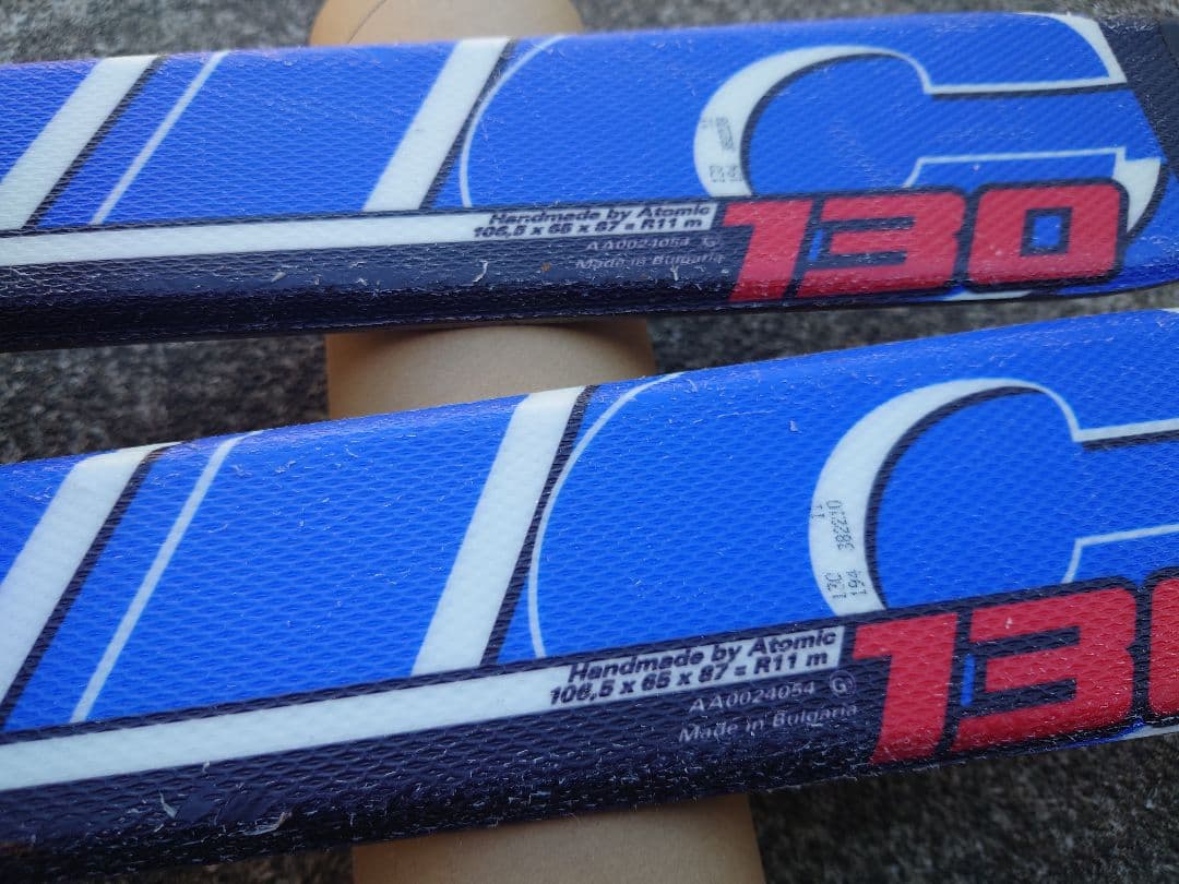 子供スキー板　アトミック　130cm ブルー