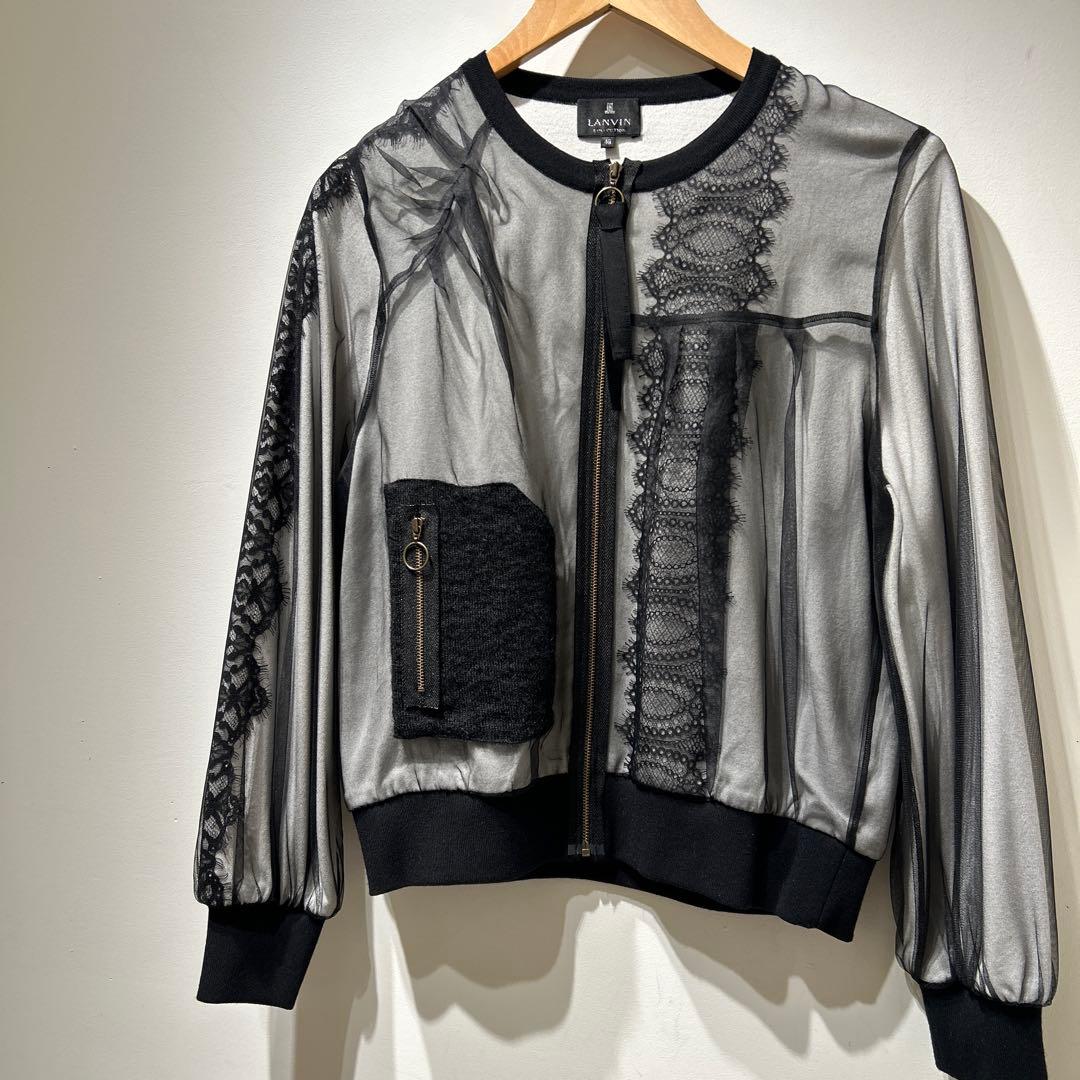 LANVIN collection ジップアップ ジャケット L 春　極美品