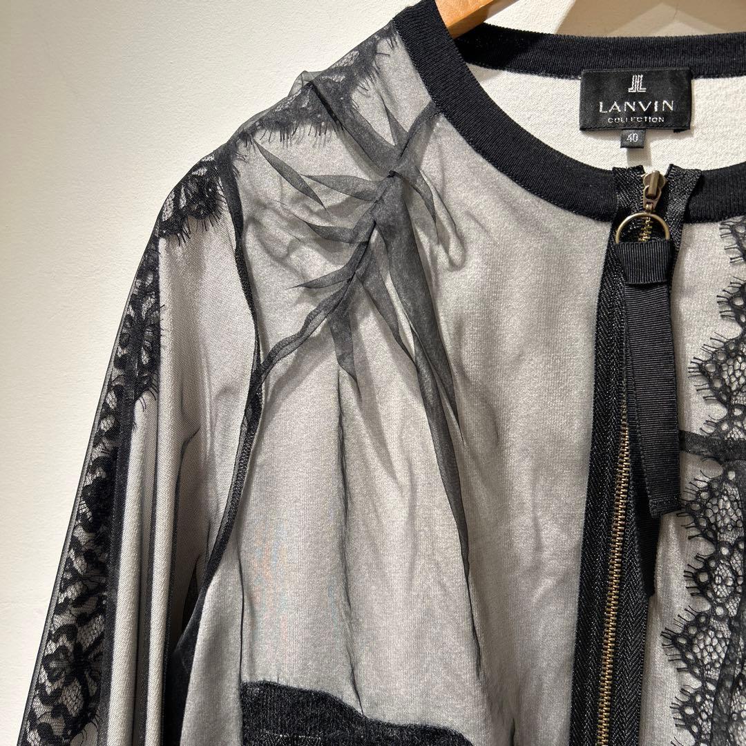 LANVIN collection ジップアップ ジャケット L 春　極美品