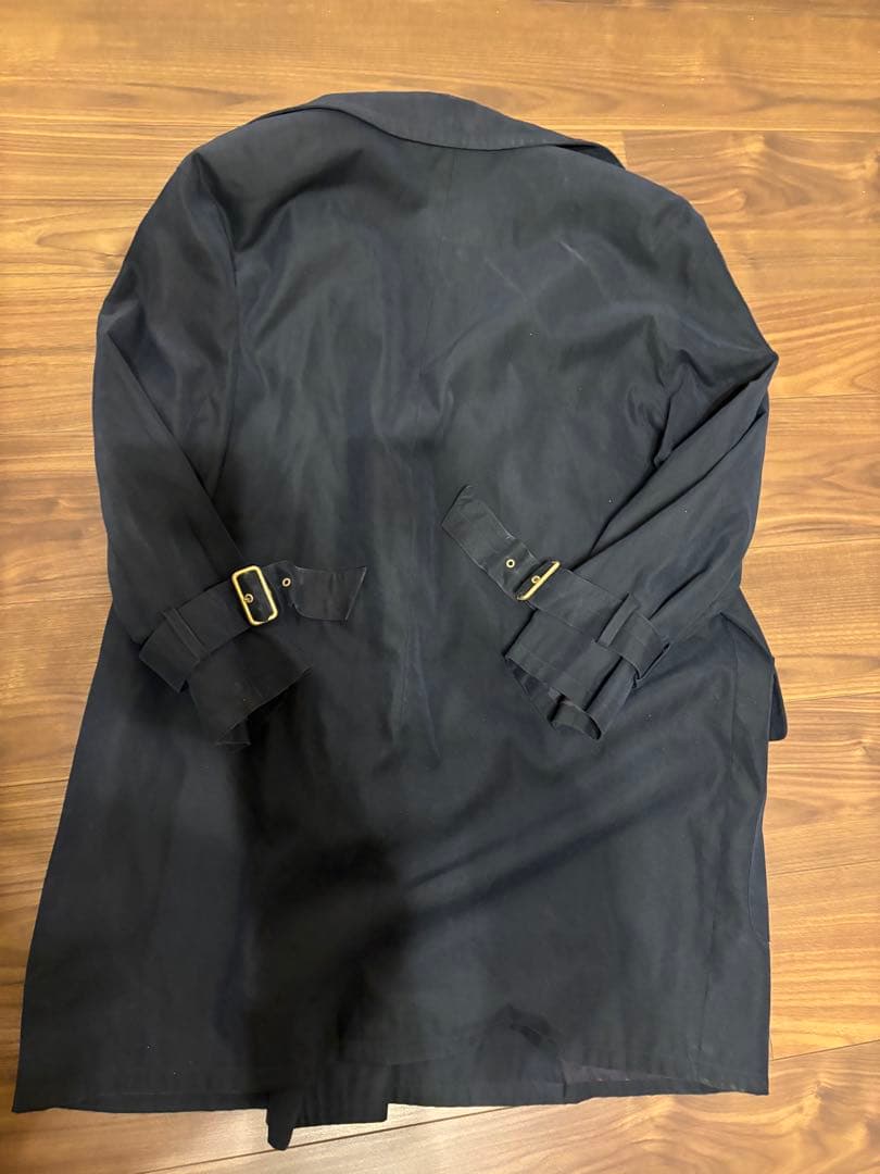 GUCCI ブラック トレンチコート 42