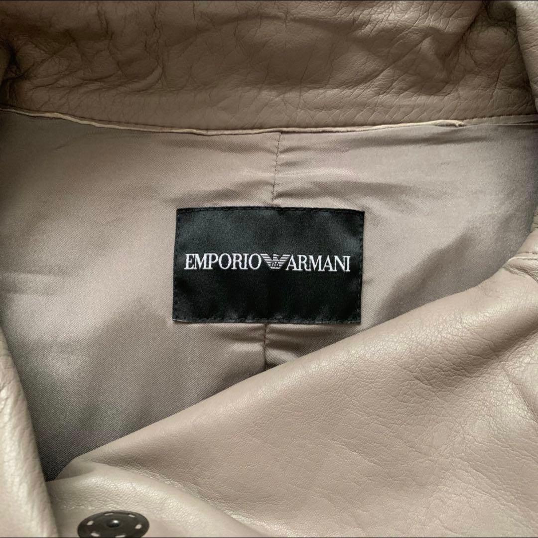 ジャケット・アウター EMPORIO ARMANI archive leather jacket
