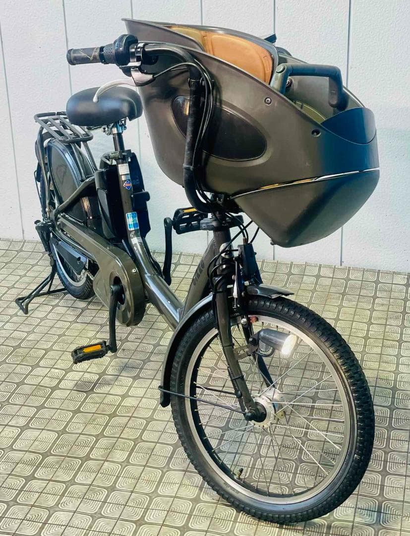 【BRIDGESTONE】20インチ子供乗せ電動アシスト自転車bikke3015