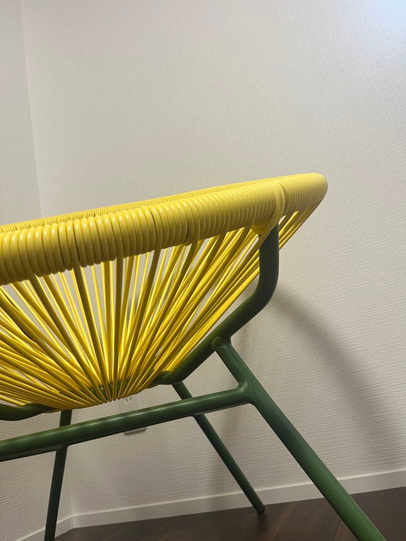 Francfranc ロータス パーソナルチェア フランフラン イエローグリーン