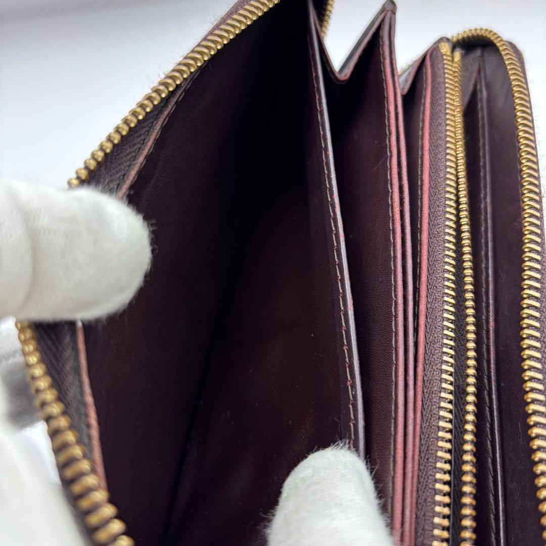 ルイヴィトン ヴェルニ ジッピーウォレット 長財布 ラウンドファスナー レッド