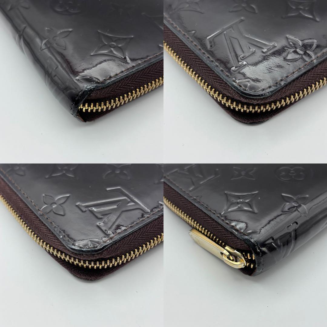 ルイヴィトン ヴェルニ ジッピーウォレット 長財布 ラウンドファスナー レッド