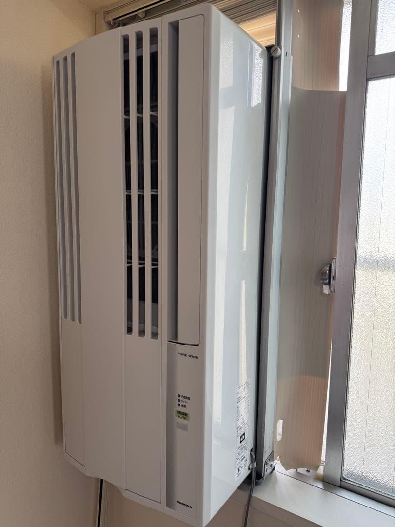 【美品】【最新】CORONA 窓用エアコン CW-1625R(一部新品未開封)