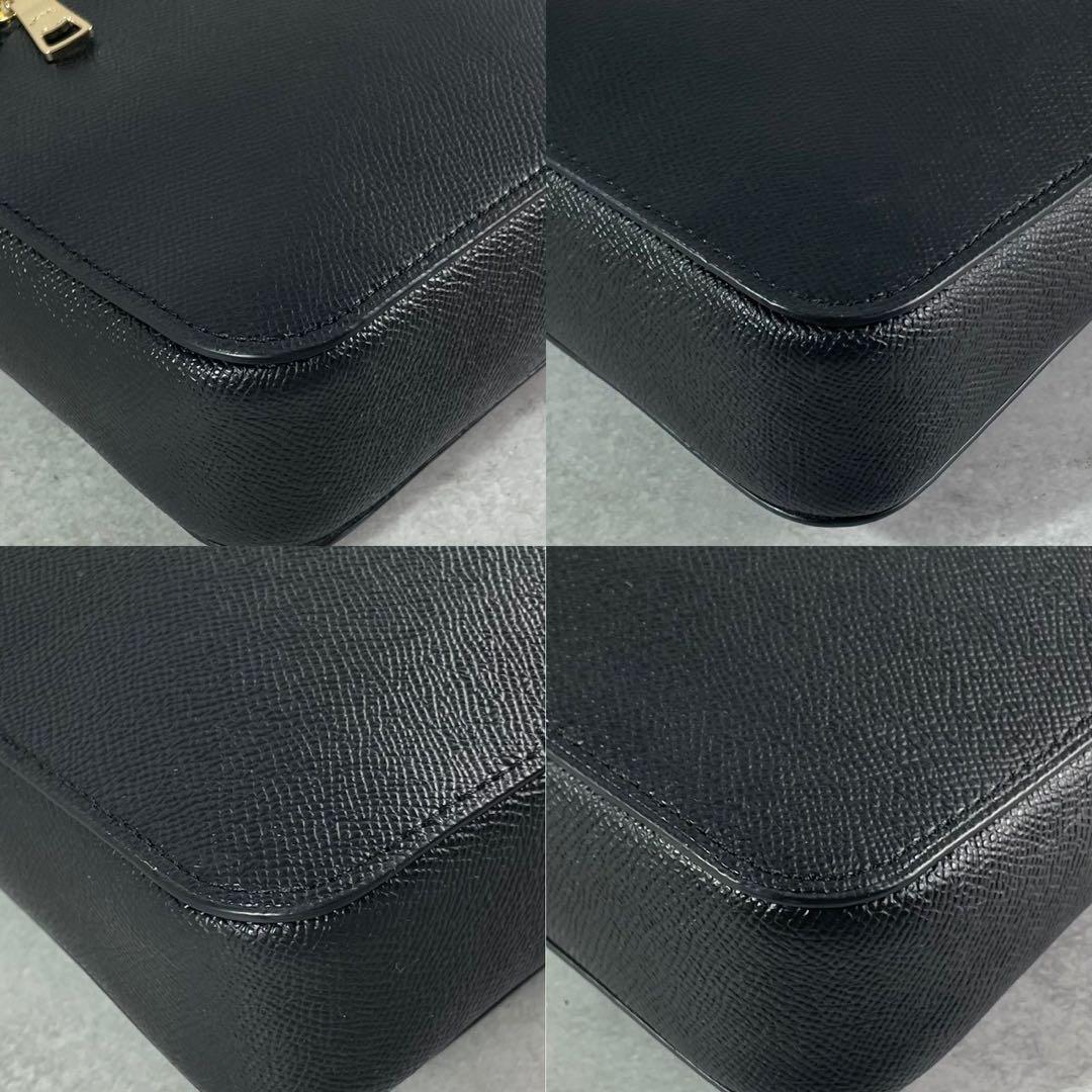 ✨極美品✨コーチ　ギャラリーファイルバッグ　ショルダーバッグ　レザー　ブラック