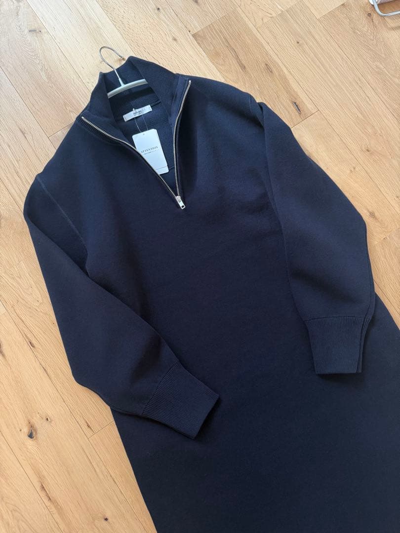 ジャーナルスタンダード　[WEB限定]スウェットライクハーフジップワンピース