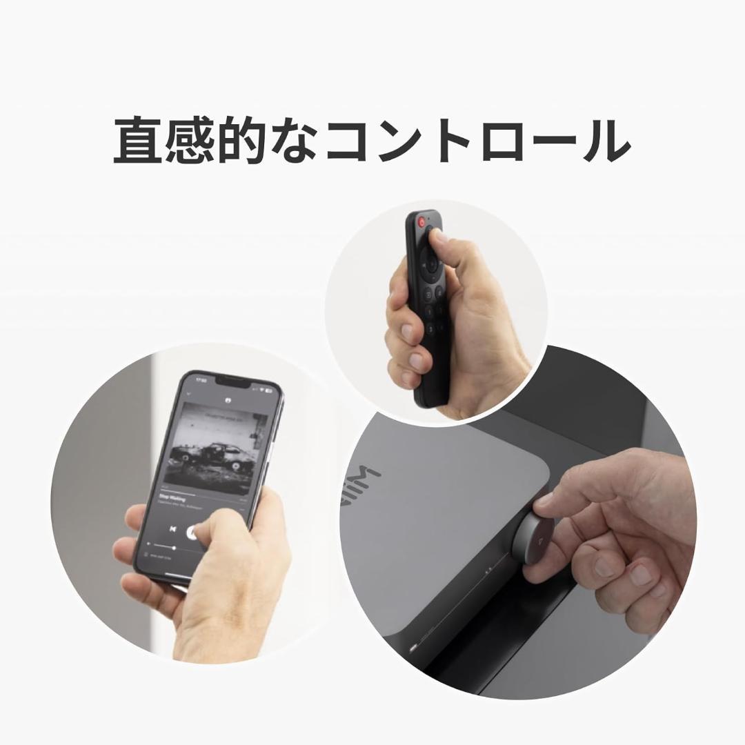 【開封・未使用】WiiM Amp：AirPlay 2 オーディオ 音楽 サウンド